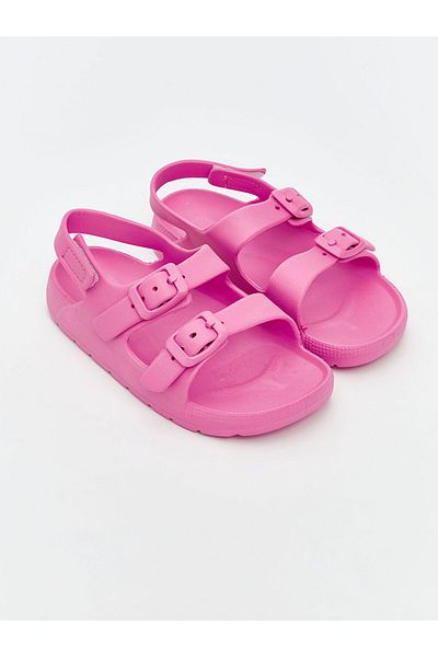LC Waikiki White Velcro Girls Sandals