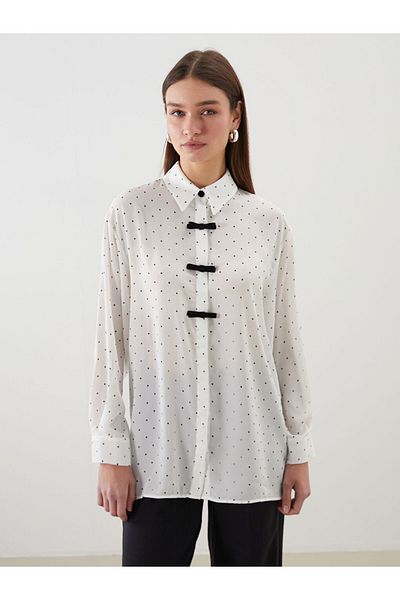 LC Waikiki Lcw Polka Dot Women's Shirt Tunic Fast Fashion