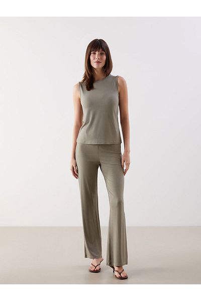LC Waikiki Crew Neck Textured Women's Athlete