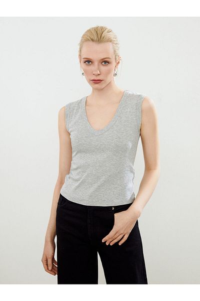 LC Waikiki Lcw V-Neck Women's Tank Top Fast Fashion