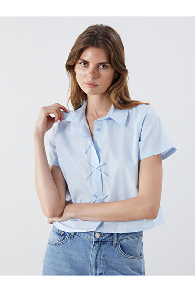 LC Waikiki Quality Pieces from Çelebi Store Zero Roba Collar Bow Detail Women...
