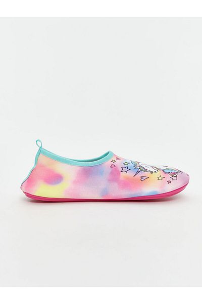 LC Waikiki New Season Printed Girls' Sea Shoes - S5Mk91Z4