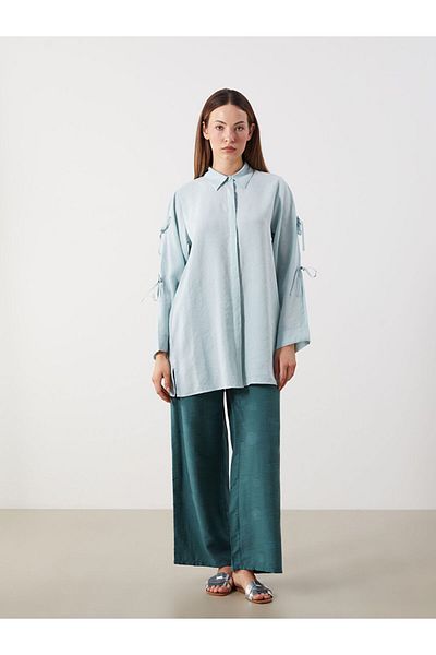 LC Waikiki Lcw Modal Blended Women's Shirt Tunic Fast Fashion