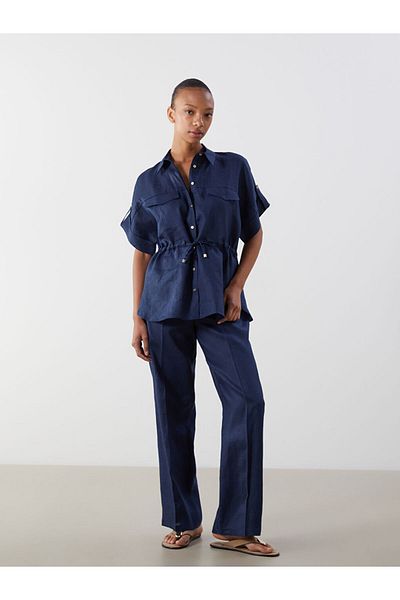 LC Waikiki Lcw Linen Women's Shirt Fast Fashion