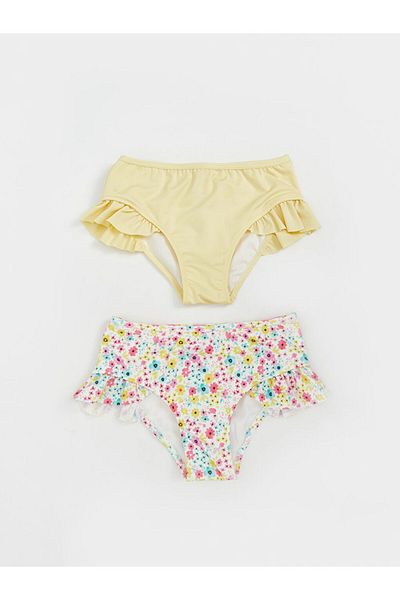 LC Waikiki Lcw Waist Elastic Girl's Bikini Bottom 2-Piece Fast Fashion
