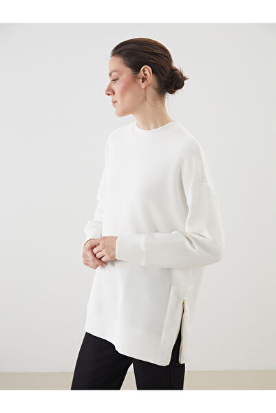 LC Waikiki I Zero Roba Collar Loose Fit Women's Sweatshirt Tunic from Freezen...