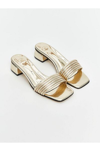 LC Waikiki New Season Single Strap Heeled Women's Slippers - S5Ji27Z8