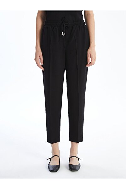 LC Waikiki Carrot Cut Women's Trousers with Elastic Waist