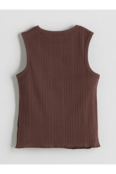 LC Waikiki Crew Neck Openwork Women's Tank Top