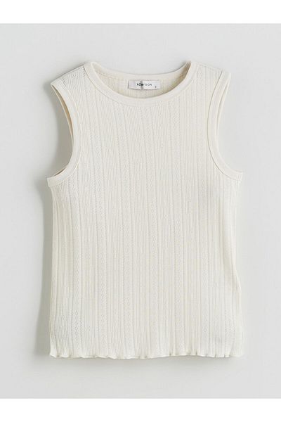 LC Waikiki Crew Neck Openwork Women's Tank Top