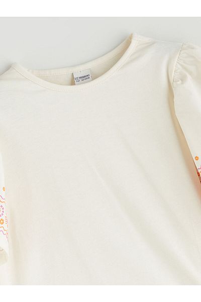 LC Waikiki New Season Crew Neck Girls' T-Shirt - S5R272Z4