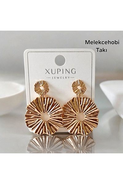 XUPING JEWELRY Melekcehobi Jewelry Xuping Brand Rose Metal Earrings