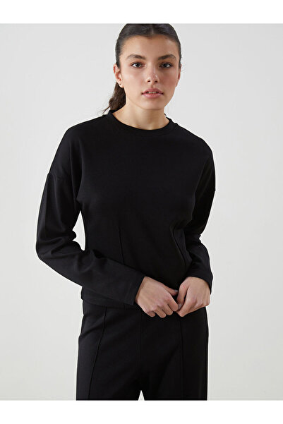 LC Waikiki Black Crew Neck Women's T-Shirt