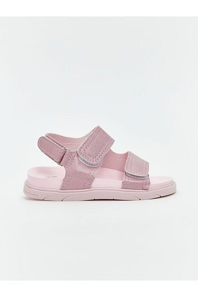 LC Waikiki New Season Double Strap Velcro Velcro Baby Girl Sandals - S5Q820Z1