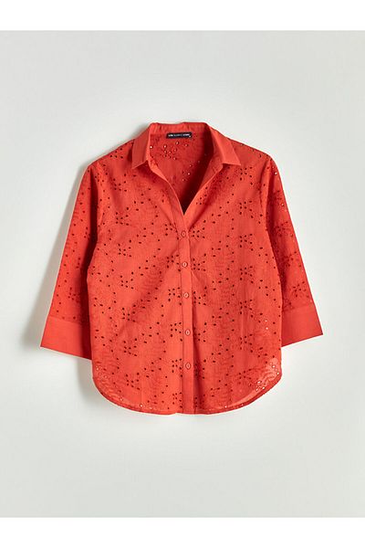 LC Waikiki Openwork Brode Women's Shirt