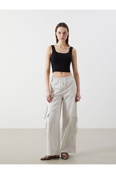 LC Waikiki Lcw U-Neck Women's Crop Fast Fashion