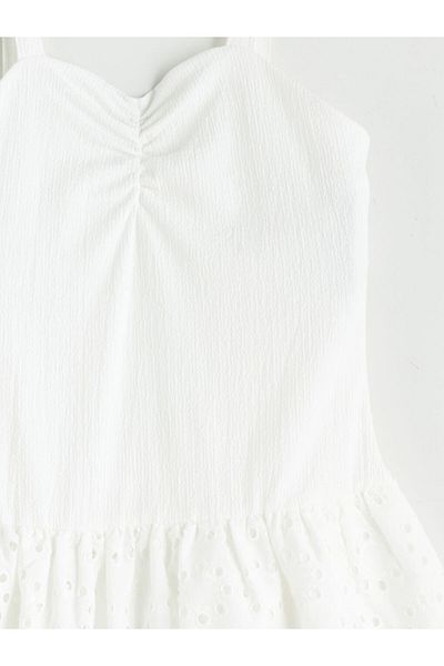 LC Waikiki Heart Collar Girl's Dress