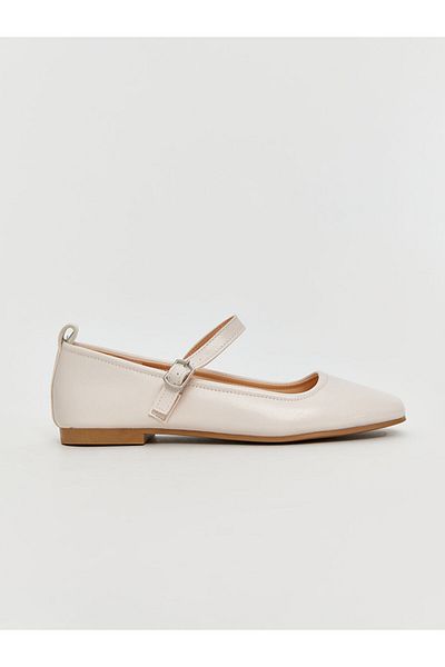 LC Waikiki Leather Look Girl's Ballerinas