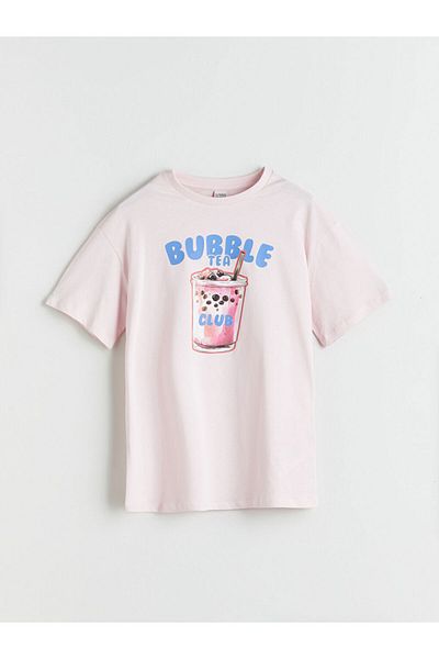 LC Waikiki New Season Crew Neck Girls' T-Shirt - S5Qc97Z4