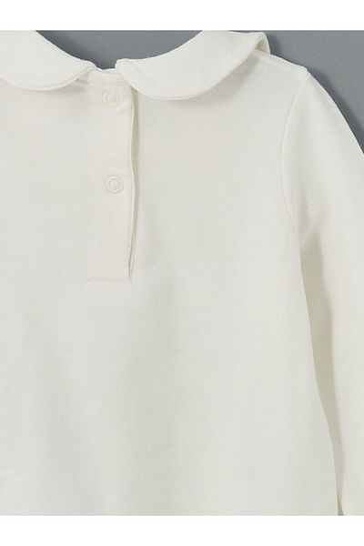 LC Waikiki Baby Collar Basic Baby Girl Blouse