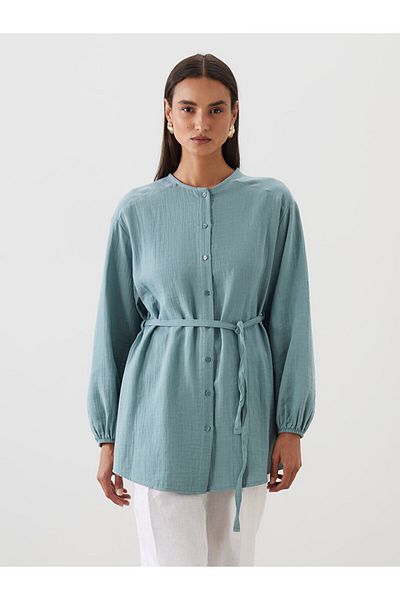 LC Waikiki New Season Crew Neck Women's Shirt Tunic - S5Mq00Z8