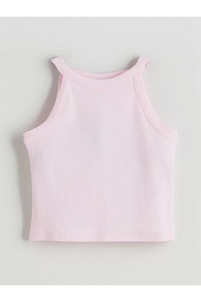 LC Waikiki New Season Halter Neck Girls Crop Tank Top - S5H746Z4