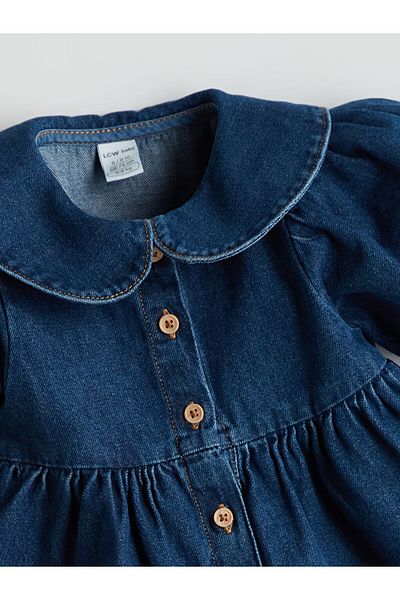 LC Waikiki Baby Collar Baby Girl Jean Dress