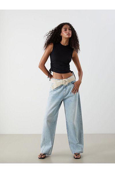 LC Waikiki Xside Blue Baggy Fit Women's Jeans