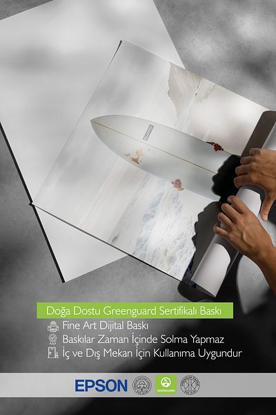 Postifull Poster de perete fără încadrare, placă de surf, fotografie, poster de culoare albă, selecție de vară 2025, NR: 109746