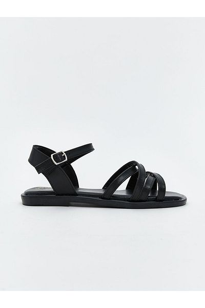 LC Waikiki New Season Leather Look Girls Sandals - S5I377Z4