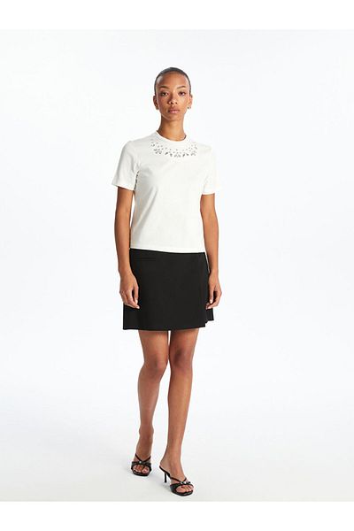 LC Waikiki New Season Crew Neck Women's T-Shirt - S5Q690Z8