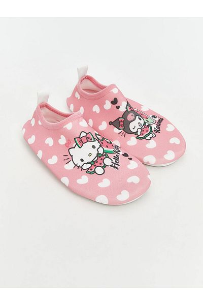 LC Waikiki Sparkling Selections from Shining Store |   Pink Hello Kitty Printed Girl's Sea Shoes