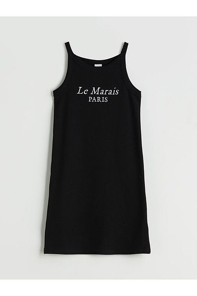 LC Waikiki Κεντητό κοριτσίστικο φόρεμα Paris
