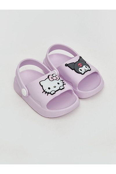 LC Waikiki Lilac Hello Kitty Printed Baby Girl Sandals