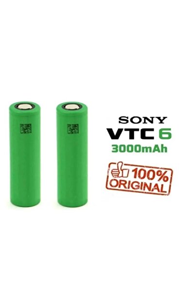 shop Azurtech Vtc6 18650 3.7v 3000 Mah Li-ion Şarjlı Pil 2 Adet