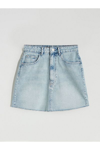 LC Waikiki Tight Fit Mini Jean Skirt
