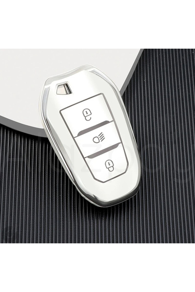 Alazpay Key Case Cover for Peugeot 2008 3008 4008 5008 208 308 408 508 Rifter...