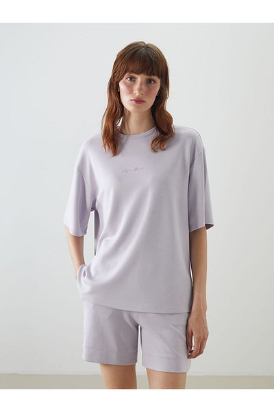 LC Waikiki Sari Crew Neck Oversize Women's T-Shirt