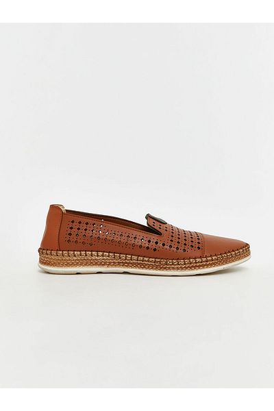 LC Waikiki Koor Brown Straw Sole Women's Casual Shoes