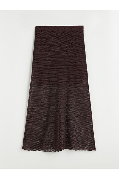 LC Waikiki New Season Openwork Skirt with Elastic Waist - S5O311Z8