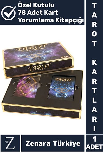 Zenara Spiritual Spiritual Guidance Fate Interpretation 78 Pcs Tarot Cards with Booklet Special Box