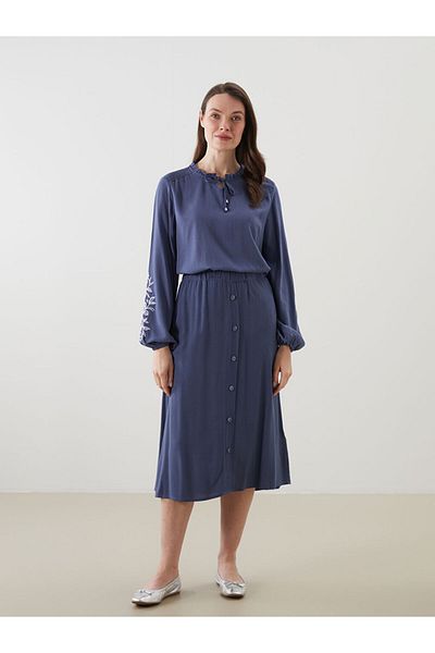 LC Waikiki New Season Women's Elastic Waist Skirt - S5L688Z8