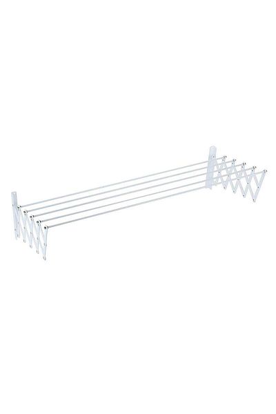 SIKS Extendable Metal Clothes Dryer With Wall Mount, Foldable, 5 Bars 70 Cm, Drying Capacity 3.5 M