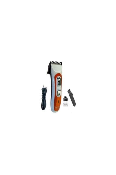 SIKS ® Professional Trimmer, adjustable head, stainless steel blades, White/Orange