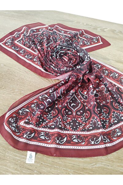 Mısırlı Etnik Desenli Pamuk Şal