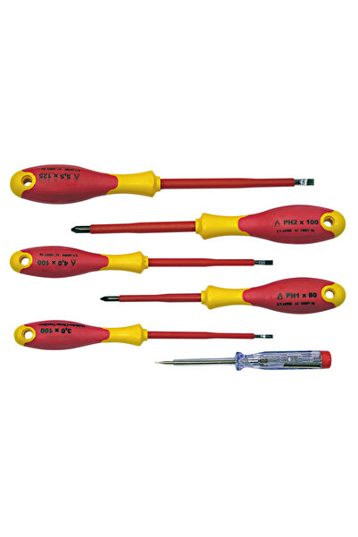 Polonia Set Surubelnite Izolate Abs Plate Si Pz + Tester - 6P.