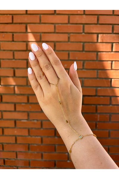 D&B Gold Minimal Stone Steel Shahmeran