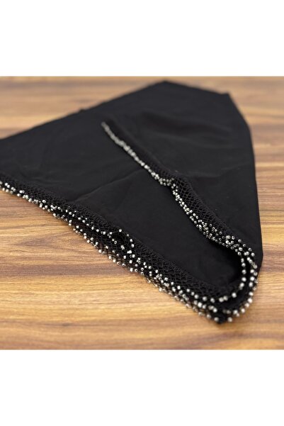 Muensu Makine İşlemesi İğne Oyası Boncuklu Çeyizlik Yazma, 4 Kenarlı İğne Oyası