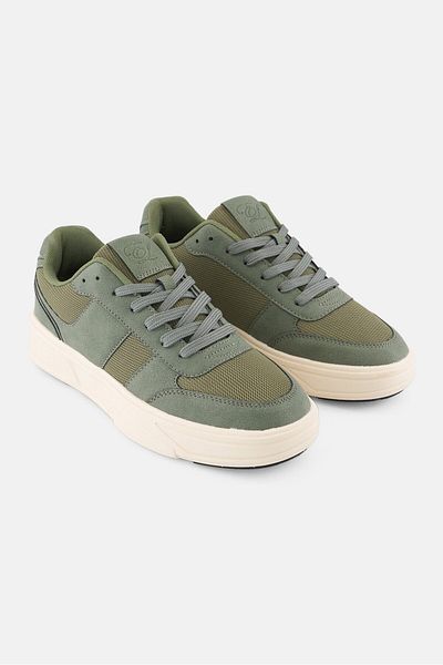 English Laundry Men Textile Upper Lace Up Casual Shoes, Green