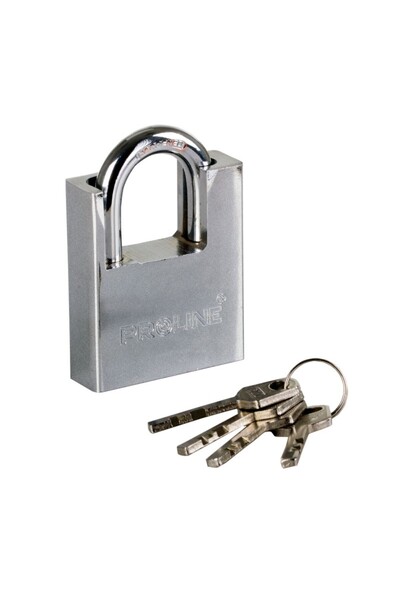 PROLINE Lacat Securizat Cu Tija Interna Curbata 60Mm